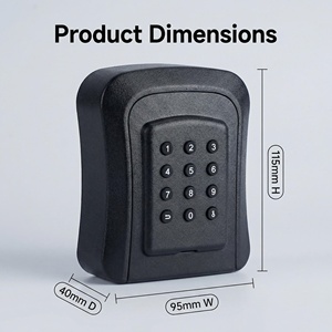Cerradura Inteligente Bilixo K01, Caja de Seguridad IP65 Impermeable de Acero Inoxidable y Aluminio, Desbloqueo con Tarjeta Externa, Compatible con las Aplicaciones Tuya y TTlock - Product Image 3