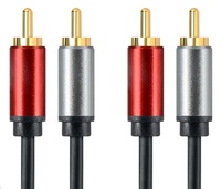 Câble audio USB Type C RCA, longueur 1m, gaine PVC, blindage tressé, 1080p pour amplificateur home cinéma, lecteur DVD, HDTV, ordinateur