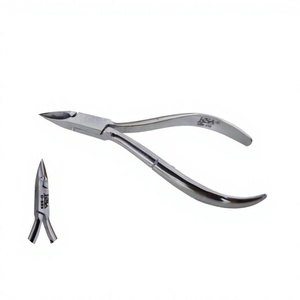 Coupe-ongles professionnels KSA en acier au carbone D555x, lame droite à mâchoires larges de 10 mm, coupe lisse, pointe affûtée, pour soins des pieds et des orteils - Product Image 1