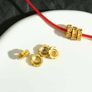 Accesorios: Cuentas Sueltas <span class=keywords><strong>de</strong></span> Lujo para Moda, Cuentas Redondas Florales Espaciadas, Materiales para Fabricación <span class=keywords><strong>de</strong></span> Joyería DIY - Product Image 3