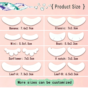 Nuevas Almohadillas de Aislamiento para Pestañas de Alta Calidad, 50 Pares/paquete, Parches de Gel para Pestañas Sin Pelusa para Extensión de Pestañas - Product Image 5