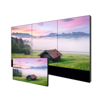 Kapalı 46 49 55 inç 2x2 3x3 LCD ekleme ekran kapalı süper ince LCD Video duvar