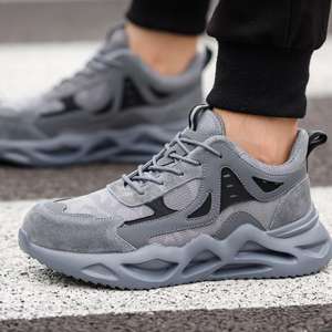 Кожаная защитная обувь со стальным носком, Рабочая обувь для мужчин, промышленная обувь по цене производителя - Product Image 2