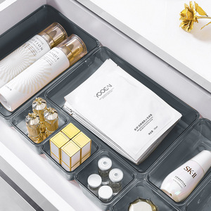 Đa chức năng Hộp lưu trữ trong suốt Dot Pet văn phòng phẩm mỹ phẩm phân loại kết hợp lưu trữ - Product Image 4