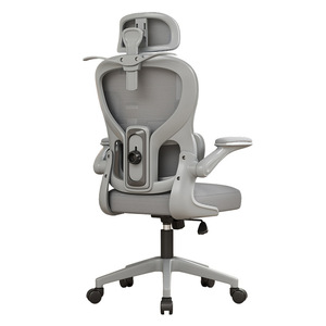 Chaise de bureau ergonomique avec soutien lombaire et cervical, réglable en hauteur, pivotante, pour la maison et le bureau - Product Image 5