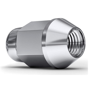 Hex Nut M10 Metric Polished Class 8.8 Right Hand <b>Thread</b> CNC Machined Hex Head Industrial Fastener - Product Image 1