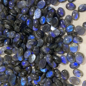 ได้รับการรับรองคุณภาพสูง IGI หลวม8มม. 20มม. หินลาบราดอไรต์ธรรมชาติสีฟ้ารูปไข่อัญมณีสำหรับการเปลี่ยนสีเครื่องประดับ - Product Image 4