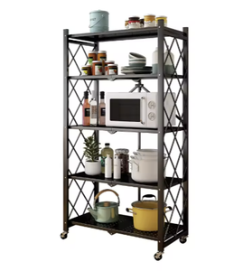 Estante de cocina para el hogar Vajilla plegable Estantes Unidades Estantes de almacenamiento de metal para Cocina - Product Image 1