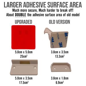 Verrous de sécurité pour enfants sans perçage, pour tiroirs, placards et armoires en plastique, sécurisation des meubles pour bébés - Product Image 4