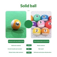 Mini table de billard pliable en bois 52x32x15cm pour enfants, divertissement familial, dortoir, table de billard interactive pour garçons, table de billard de bureau