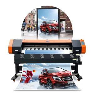 Siheda 1.6m Printer stiker nonair ramah lingkungan presisi tinggi Printer gulungan UV iklan grafis dalam dan luar ruangan