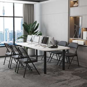 Chaise pliante <span class=keywords><strong>en</strong></span> métal portable <span class=keywords><strong>pas</strong></span> chère, design moderne, mobilier de maison avec dossier, pliable, pour extérieur, repas, mariage, fête - Product Image 2