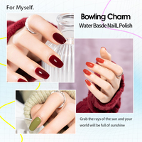 Ensemble de vernis à ongles KUDAN, professionnel, naturel, séchage à l'air, séchage rapide, vernis à ongles soluble dans l'eau, végan, organique
