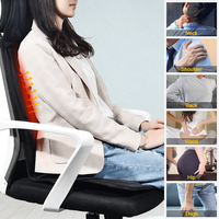 Masseur de siège de dos complet à vibrations de pétrissage de maison et de voiture, coussin de chaise de Massage corporel, masseur de cou et de dos Shiatsu avec chaleur