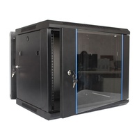 Kotak komunikasi berdiri lantai Harga Murah 19 inci 600mm rak Server kecil dengan kipas pendingin kabinet jaringan 12U