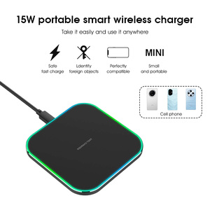 Chargeur sans fil universel 15W, <span class=keywords><strong>tapis</strong></span> de charge compatible avec les coques pour une utilisation quotidienne - Product Image 6