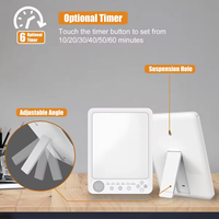 Lampe intelligente de santé SAD 9 sons apaisants Machine à bruit blanc Lampe de luminothérapie pour bureau à domicile Aide au sommeil Lampe de luminothérapie
