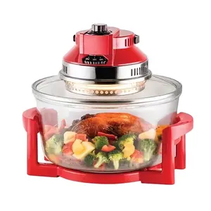 Low Fat Cooker Multifunctional cooker Kitchenchef halogen flavor wave turbo oven 12L convection oven halogen oven