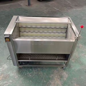 Nouvelle Arrivée <span class=keywords><strong>Machine</strong></span> Commerciale <span class=keywords><strong>à</strong></span> Haute Capacité pour le Lavage et le Décorticage des Carottes, Racines de Lotus, Ignames et <span class=keywords><strong>Châtaignes</strong></span> d'Eau avec Brosse <span class=keywords><strong>à</strong></span> Rouleaux Anti-Salissures - Product Image 5