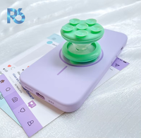 Support de téléphone portable AilesTecca en silicone liquide à aspiration magnétique, rétractable pour lit, couleur unie Macaron, pour les paresseux