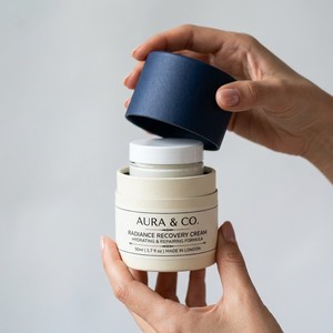 Boîte cylindrique ronde en papier kraft écologique pour l'emballage de crème pour le visage naturelle et biologique, logo personnalisé, vente en gros - Product Image 2