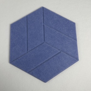 9mm cách âm tấm Tường giảm tiếng ồn cảm thấy Bảng điều khiển âm thanh Bảng điều khiển được thực hiện cho ghi âm thiết bị phòng thu Bảng âm thanh 100% vật nuôi - Product Image 6