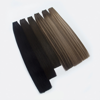 Extensions de cheveux vierges de bonne qualité Luxsea, nouveau design, trame cutanée, volume Genius, cheveux russes teints, micro-liens