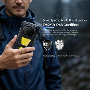 Smartphone robuste Blackview Rock 2 Pro 6,67 pouces 5G, 8+256 Go, Android 16, lampe de camping, batterie 15000 mAh, appareil photo principal 16 MP, écran 120 Hz - Product Image 4