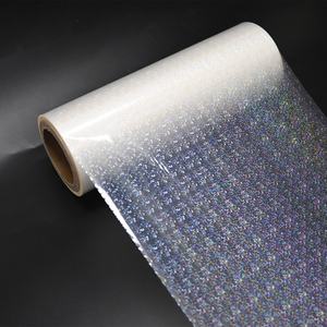 Pellicola per laminazione termica a <span class=keywords><strong>Film</strong></span> olografico Bopp con motivo a stella trasparente - Product Image 6
