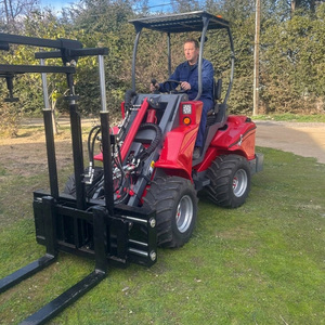Mini Cargador Hidrostático para Granja HAIJU, Capacidad 850-1200 kg, con Brazo Telescópico, Tracción 4x4, con Abrazadera para Cajas de Abejas, Velocidad 12 km/<span class=keywords><strong>h</strong></span> - Product Image 1