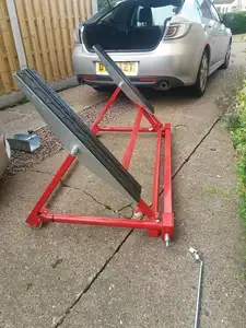 좋은 품질 핸딩 소재 미니 틸팅 자동차 리프트 자동차 서비스를위한 조정 가능한 기계식 리프트 - Product Image 4
