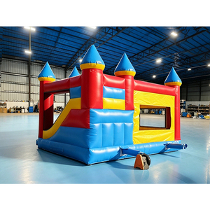<span class=keywords><strong>Castillo</strong></span> Inflable con Tobogán, Brincolín Comercial con Combinación de Tobogán para Negocios de Alquiler, Duradero - Product Image 3