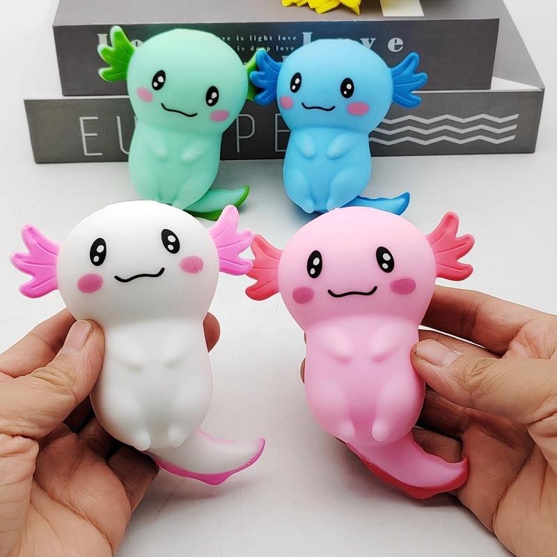 Squishy Toys Salamander Hot Sale Newt Silicone Puzzle Toy Sensory Squeeze Ball Stress Relief for Children Squishy Toys