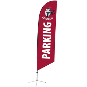 Drapeaux promotionnels d'extérieur, bannières, enseignes imprimées pour événements sportifs (football, compétition), marketing, vente, et banderoles plume. - Product Image 4
