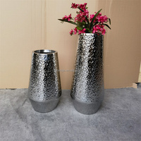 Pot Tanaman Taman Baja Anti Karat Desain Baru / Pot Bunga Modern Tinggi 90cm / Vas Bunga Dekorasi Rumah