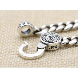 Collier en <span class=keywords><strong>Argent</strong></span> Sterling S925 avec Pendentif Mantra à Six Mots, Bijou Tendance pour Hommes et Femmes - Product Image 3