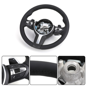 <span class=keywords><strong>Volant</strong></span> sport en cuir personnalisé avec palettes de changement de vitesse larges pour <span class=keywords><strong>BMW</strong></span> Série F F30 F10 <span class=keywords><strong>F20</strong></span> X5 E70 E60 E71 E90 F22 F15 M3 M5 M6 - Product Image 2