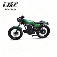 ROADRUN CG Moto électrique de course puissante 72V 2000W avec moteur sans balais, vitesse élevée 80 km/h, moto sportive avec frein à disque