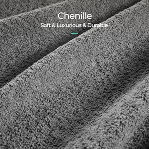 Mid-Century Modern Accent <strong>Chair</strong> <strong>Ottoman</strong> <strong>Set</strong> Chenille <strong>Barrel</strong> Armchair Footrest Small Reading <strong>Chair</strong> for Living Room Room - Product Image 3