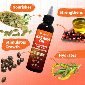 Etiqueta privada Raw Batana Aceite Calabaza Semilla Romero Ricino Aceite para el cabello <span class=keywords><strong>Botana</strong></span> Aceite Crecimiento Cabello Logotipo personalizado - Product Image 3