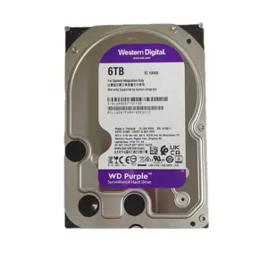 Venta caliente WD Purple WD60PURX 6TB SATA 6 Gb/s 3,5 "Wes TERN Dig ital Disco duro interno HDD