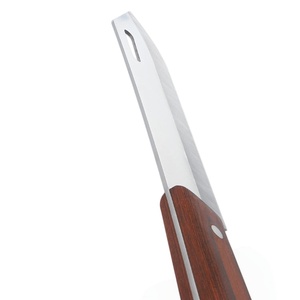 Cuchillo de Carnicero Forjado de Acero Inoxidable de 10 Pulgadas con Mango de Madera, Cuchillo de Acero Hecho a Mano para Trinchar Carne - Product Image 4