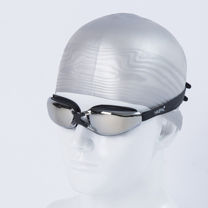 Lunettes de natation en silicone confortables, <span class=keywords><strong>HD</strong></span>, étanches, professionnelles, anti-buée, pour myopes, prix direct usine, décontractées, PC - Product Image 4