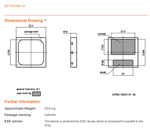 Module LED OSRAM DURIS S 5 GP PSLM31.14-RJRL-P1P2-1 14W 2700K Ra90 1520lm pour éclairage sur rail, downlight et éclairage commercial - Product Image 5