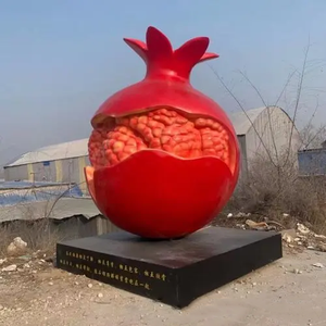 Usine personnalisé fruits grenade Sculpture grande statue <span class=keywords><strong>en</strong></span> fibre de verre à bas prix pour décoration de <span class=keywords><strong>jardin</strong></span> fruits déco - Product Image 5