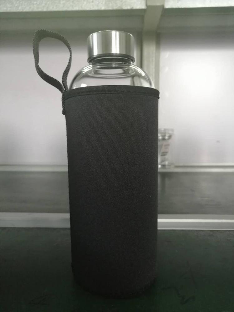 750ML Borosilicate glass sports drinking water bottle
