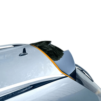 Aileron supérieur en ABS noir brillant et motif carbone, becquet arrière adapté à la Mercedes-Benz Classe C version Break S204 2008-2014