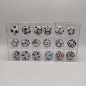 Caja de Regalo Conmemorativa <span class=keywords><strong>del</strong></span> <span class=keywords><strong>Mundial</strong></span> de Fútbol 1970-2026, Llavero de Material PU con Mini Balones de Fútbol 3423 - Product Image 3
