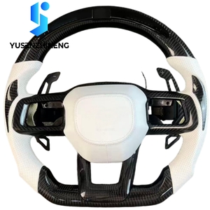 Volant de voiture en fibre de carbone forgé sur mesure pour <span class=keywords><strong>Ford</strong></span> Kuga Mk3 Mk2 Focus <span class=keywords><strong>Fiesta</strong></span> Mk7 St Everest Mondeo Mk5 Ranger Mustang 2025 - Product Image 1