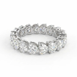 Bague en diamant East-West Heart Full Eternity Band - Or 9k, 14k, 18k - Product Image 4